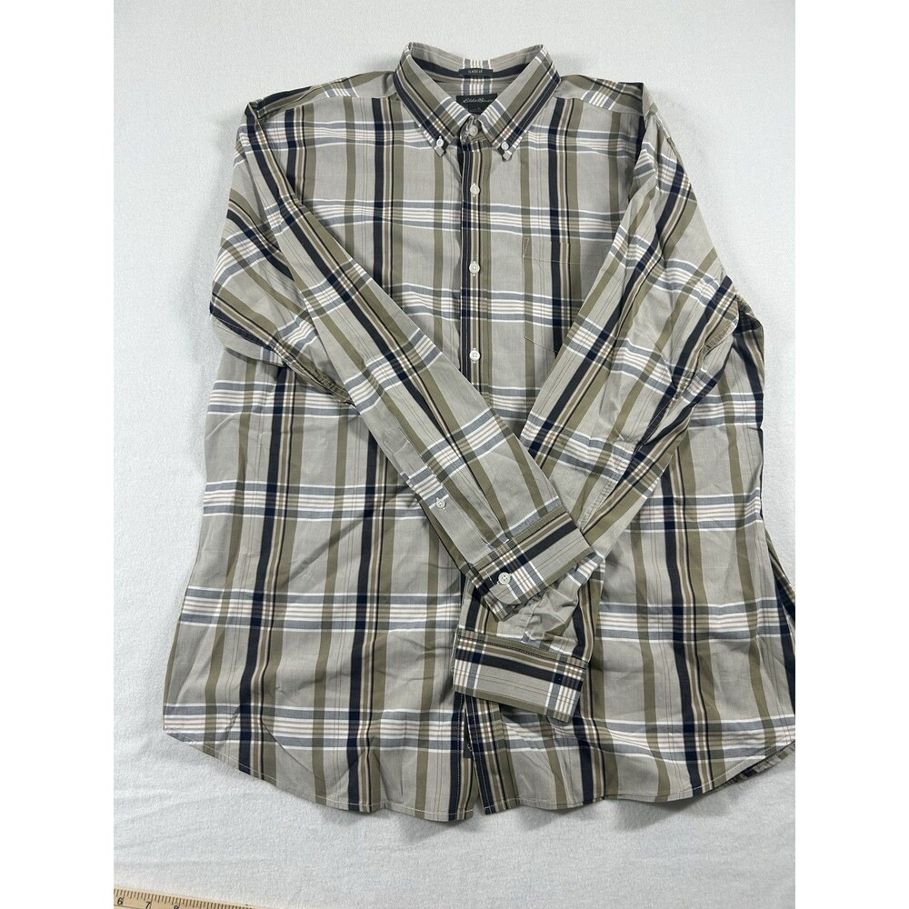 Eddie Bauer Button Down Shirt Size XL Multicolor Left Chest Pocket 327